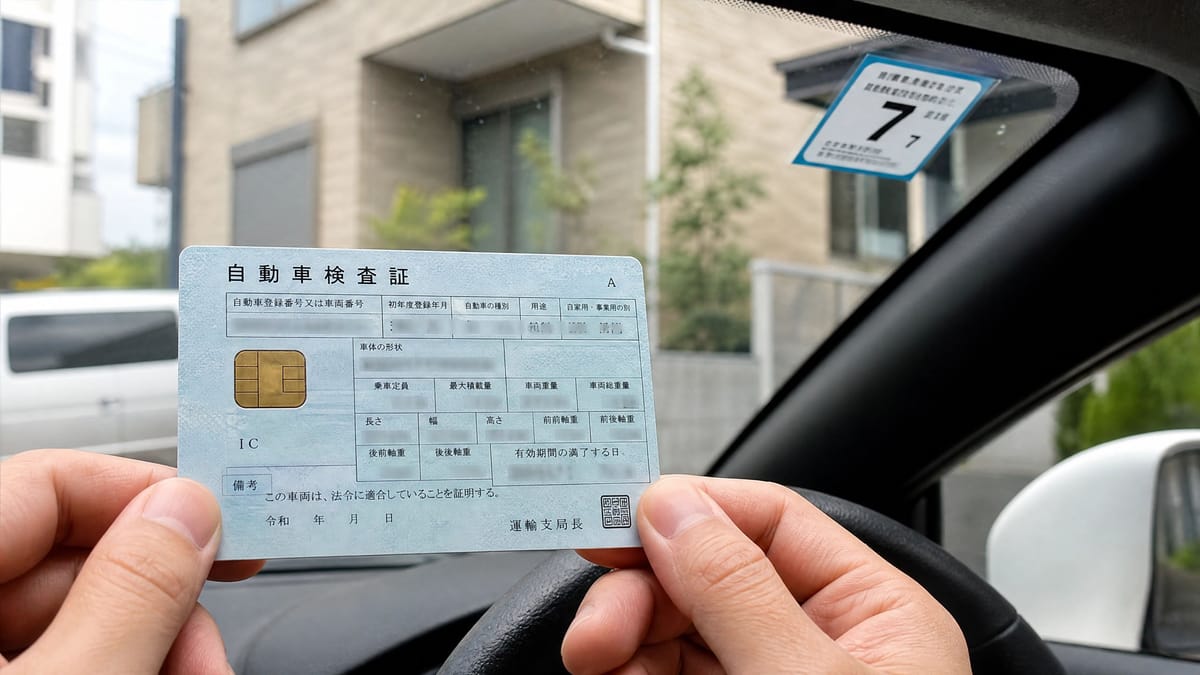 車検切れに気付いた時の最初のチェックポイント(車検証と検査標章の確認)